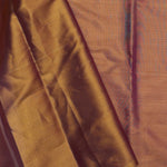 Mint Green Kanjivaram Tissue Silk Saree With Brown Border