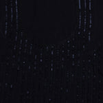 Black Organza Embroidery Saree With Sequins Work