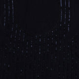 Black Organza Embroidery Saree With Sequins Work