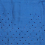 Navy Blue Organza Embroidery Saree With Sequins Border