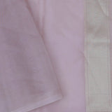 Soft Yellow Banarasi Organza Embroidery Saree With Contrast Border