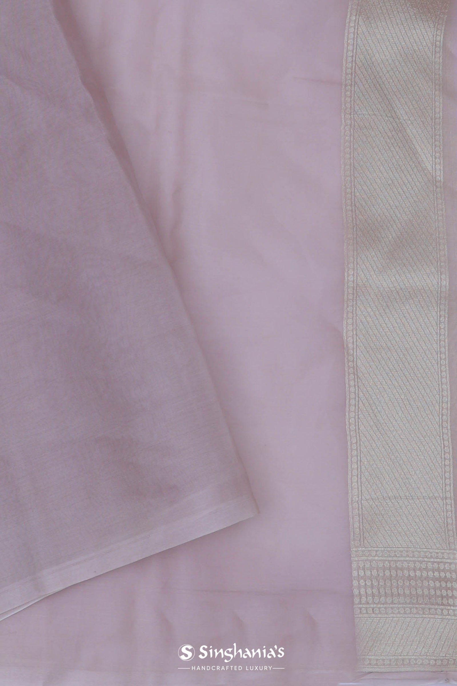 Soft Yellow Banarasi Organza Embroidery Saree With Contrast Border