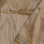 Dual Yellow Shade Organza Saree With Embroidery Work