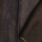 Black And Intense Pewter Grey Organza Saree With Petit Point Embroidery