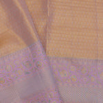 Pistachio Green Kanjivaram Saree With Lilac Border