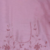 Turkish Pink Organza Tissue Saree With Embroidery Work