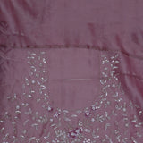 Pastel Pink Tissue Saree With Floral Sequin Work