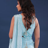 Bluebell Tissue Indo-Western Set