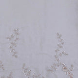 Pale Pista Green Tissue Saree With Embroidery Work