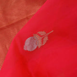 Vivid Raspberry Organza Banarasi Saree