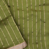 Mahendi Green Organza Banarasi Saree