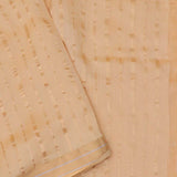 Peach Tissue Banarasi Silk Saree With Butti'S