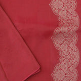 Light Carmine Pink Banarasi Saree