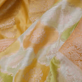 Corn Harvest Yellow Rangkat Banarasi Saree