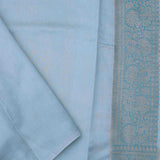 Light Blue Rangkat Banarasi Saree