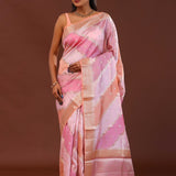 Pastel Pink Rangkat Saree