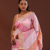 Pastel Pink Rangkat Saree