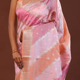 Pastel Pink Rangkat Saree