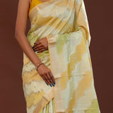 Dark Peach Rangkat Banarasi Saree