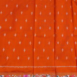 Vibrant Orange Patola Saree