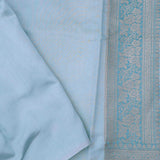 Blue Rangkat Banarasi Saree