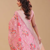 Light Pink Chanderi Silk Kurta Set
