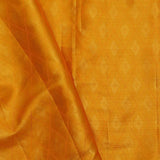 Golden Kanjivaram Saree With Floral Design