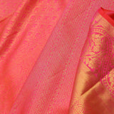 French Rose Kanjivaram Saree