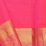 French Rose Kanjivaram Saree
