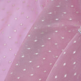 Soft Pink Tissue Organza Saree