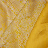 Golden Yellow Kanjivaram Saree