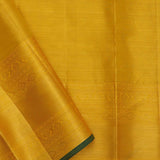Golden Yellow Kanjivaram Saree