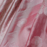 Dusty Pink Kanjivaram Tissue Saree