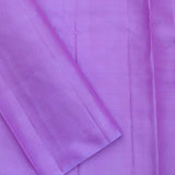 Medium Purple Kanjivaram Saree With Silver And Gold Zari Work