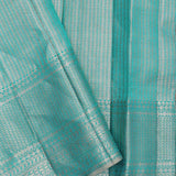 Turquoise Kanjivaram Saree