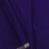 Deep Violet Kanjivaram Saree With Gold Zari Design