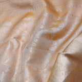 Peach Kanjivaram Tissue Saree
