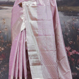 Electric Lavender Kanjivaram Saree