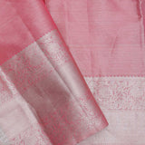 Flamingo Pink Kanjivaram Saree