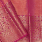 Pastel Kanjivaram Saree With Contrast Border