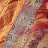 Multi-Color Kanjivaram Saree With Geometrical Patterns