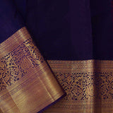 Mint Green Kanjivaram Saree With Leaf Jaal