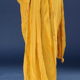 Sunflower Crepe Drape Saree