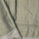 Pickle Green Kanjivaram Saree With Designer Border