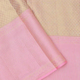 Vanilla Gold Kanjivaram Silk With Pale Border