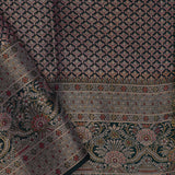 Claret Pinkish Red Kanjivaram Silk Saree With Brocade