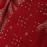 Red Silk Bandhani Saree
