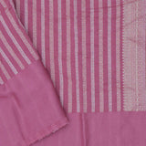 Dusty Pink Silk Bandhani Saree