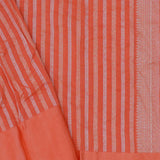 Vibrant Orange Bandhani Silk Saree