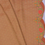 Persian Orange Banarasi Saree With Scallop Border